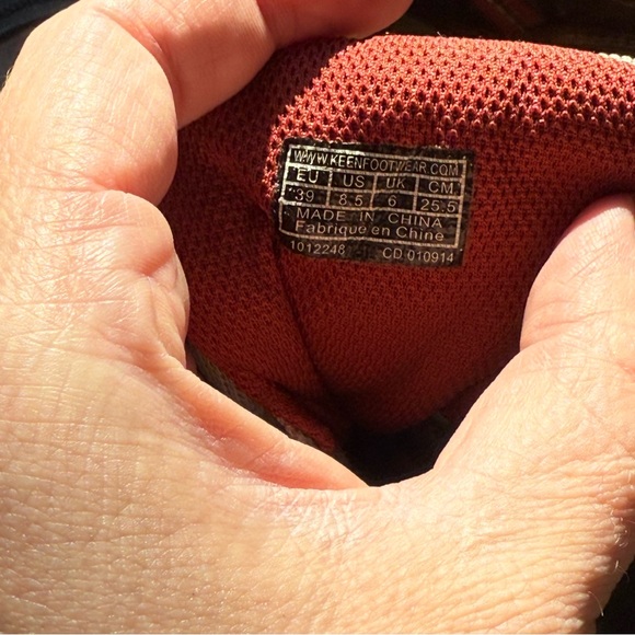 KEEN Targhee II mid women’s Brown and Red leather Hiking Boots - Picture 6 of 8